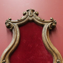 Load image into Gallery viewer, x SOLD Vintage French Religious Statue Holder with Felt Back – Church Figure Display Stand. B12101