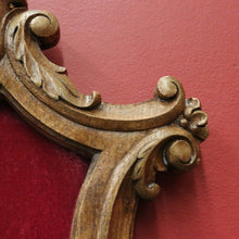 Load image into Gallery viewer, x SOLD Vintage French Religious Statue Holder with Felt Back – Church Figure Display Stand. B12101