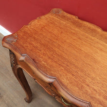 Load image into Gallery viewer, Vintage French Walnut Single Drawer Side Hall or Lamp Table B12754