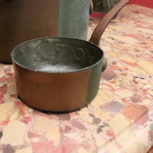 Load image into Gallery viewer, Eight Antique Copper and Cast Iron Saucepans - Antwerpen (Antwerp), Belgium B12047