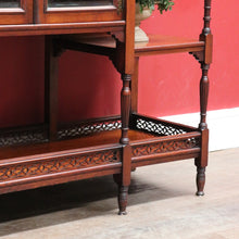 Load image into Gallery viewer, Antique English Edwardian Parlour China Display Cabinet B13015