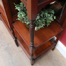Load image into Gallery viewer, Antique English Edwardian Parlour China Display Cabinet B13015