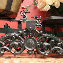 Load image into Gallery viewer, x SOLD Antique French Cast Iron and Brass Pan Kitchen or Shop Display Scales. B12096