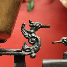 Load image into Gallery viewer, x SOLD Antique French Cast Iron and Brass Pan Kitchen or Shop Display Scales. B12096