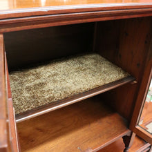 Load image into Gallery viewer, Antique English Edwardian Parlour China Display Cabinet B13015