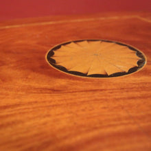 Load image into Gallery viewer, x SOLD Antique English Mahogany Revolving Bookcase – 2 Tier, Inlaid Top, on Casters. B12592