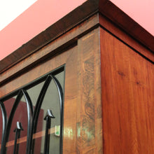 Load image into Gallery viewer, x SOLD Antique French Biedermeier Bookcase or China Display Cabinet with Inlay. B12179