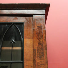 Load image into Gallery viewer, x SOLD Antique French Biedermeier Bookcase or China Display Cabinet with Inlay. B12179