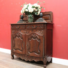 Load image into Gallery viewer, x SOLD Antique French Oak Sideboard or Two Door / Drawer Hall or Entry Cabinet. B12194