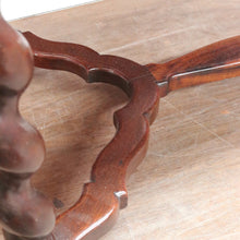 Load image into Gallery viewer, Antique English Mahogany Barley Twist Hall Console Table or Small Desk B13006