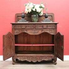 Load image into Gallery viewer, x SOLD Antique French Oak Sideboard or Two Door / Drawer Hall or Entry Cabinet. B12194
