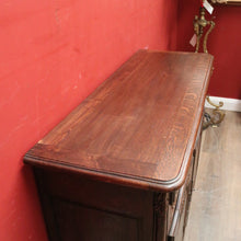 Load image into Gallery viewer, x SOLD Antique French Oak Sideboard or Two Door / Drawer Hall or Entry Cabinet. B12194