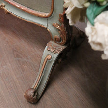 Load image into Gallery viewer, x SOLD Antique French Fire Screen, Hand-made Tapestry Insert - French Grey-Green and Gilt Finish. B12195