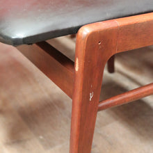 Load image into Gallery viewer, Set of Six Mid-Century Scandinavian Dining Chairs – Spindle Back, Black Seats. B12589