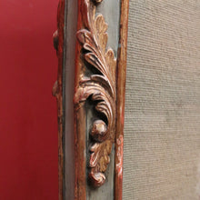 Load image into Gallery viewer, x SOLD Antique French Fire Screen, Hand-made Tapestry Insert - French Grey-Green and Gilt Finish. B12195