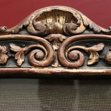 Load image into Gallery viewer, x SOLD Antique French Fire Screen, Hand-made Tapestry Insert - French Grey-Green and Gilt Finish. B12195