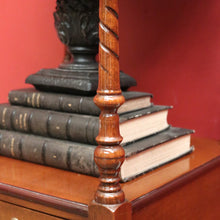 Load image into Gallery viewer, x SOLD English Side Table with Square Top, Scalloped Apron, Turned Legs and Drawer. B12602