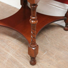 Load image into Gallery viewer, x SOLD English Side Table with Square Top, Scalloped Apron, Turned Legs and Drawer. B12602