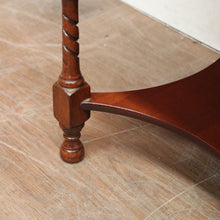 Load image into Gallery viewer, x SOLD English Side Table with Square Top, Scalloped Apron, Turned Legs and Drawer. B12602