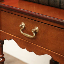 Load image into Gallery viewer, x SOLD English Side Table with Square Top, Scalloped Apron, Turned Legs and Drawer. B12602