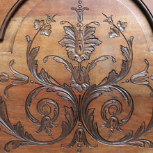 Load image into Gallery viewer, An impressive Antique French Walnut Queen Size Bed - Head, Foot, Rail and Slats B13017