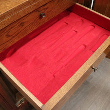 Load image into Gallery viewer, x SOLD Antique French Oak Bookcase, Eight Drawer Display Cabinet or Cupboard, Glass Doors. B12192