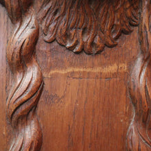 Load image into Gallery viewer, x SOLD Antique Art Deco French Christ on the Cross, Sculpture Wall Art Carved Face of Jesus. B11749