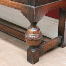 Load image into Gallery viewer, x SOLD Antique English Oak China Cabinet - Two Door, Display Cabinet or Bookcase. B12198