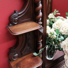 Load image into Gallery viewer, Antique French Walnut Mirror Back Dressing Table Cabinet Bedroom with Drawers B13019