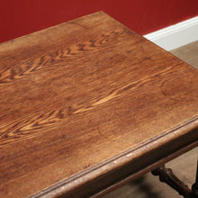 Load image into Gallery viewer, x SOLD Antique French Oak Cross Stretcher Base Coffee Table or Side Lamp Table B11450
