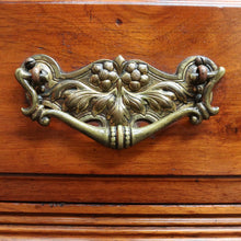 Load image into Gallery viewer, Antique English Edwardian Walnut 2 Door 2 Drawer Sideboard Cabinet B13011