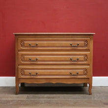 Load image into Gallery viewer, x SOLD Vintage French Chest of Drawer or Three Drawer Hall Cabinet or Cupboard Chest. B12196