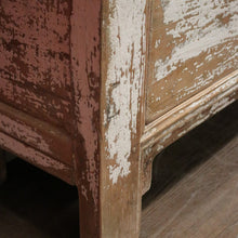 Load image into Gallery viewer, Vintage Narrow Two-Door Sideboard Hall Cabinet – Distressed Farmhouse Finish. B12604