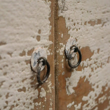 Load image into Gallery viewer, Vintage Narrow Two-Door Sideboard Hall Cabinet – Distressed Farmhouse Finish. B12604