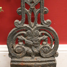 Load image into Gallery viewer, x SOLD Antique French Cross, Sacred Heart Crucifix, Wrought Iron Cross, Marker. B12147