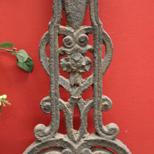 Load image into Gallery viewer, x SOLD Antique French Cross, Sacred Heart Crucifix, Wrought Iron Cross, Marker. B12147