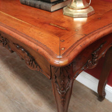 Load image into Gallery viewer, x SOLD Brigitte Forestier Cherrywood Two Drawer Hall Console Sofa Entry Table. B12598