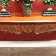 Load image into Gallery viewer, x SOLD Brigitte Forestier Cherrywood Two Drawer Hall Console Sofa Entry Table. B12598