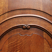 Load image into Gallery viewer, Antique French oak armoire or wardrobe with three doors and three keys. B12726