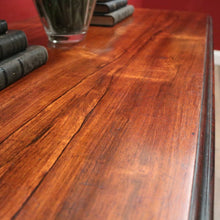 Load image into Gallery viewer, x SOLD Antique English Sofa Table, Hall Table or Console Table, Rosewood, Tapered Pedestals. B12183