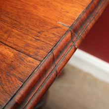 Load image into Gallery viewer, x SOLD Antique English Sofa Table, Hall Table or Console Table, Rosewood, Tapered Pedestals. B12183