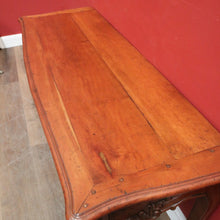 Load image into Gallery viewer, x SOLD Brigitte Forestier Cherrywood Two Drawer Hall Console Sofa Entry Table. B12598