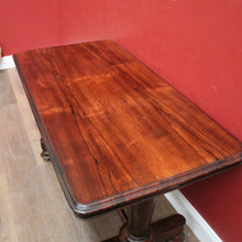 Load image into Gallery viewer, x SOLD Antique English Sofa Table, Hall Table or Console Table, Rosewood, Tapered Pedestals. B12183