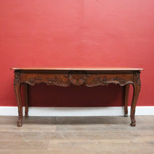Load image into Gallery viewer, x SOLD Brigitte Forestier Cherrywood Two Drawer Hall Console Sofa Entry Table. B12598