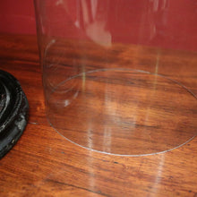 Load image into Gallery viewer, Antique Glass Dome and Wooden Base, Statue, Religious, Clock Cover, Taxidermy Dome. B12093