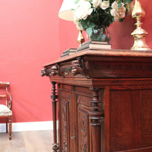 Load image into Gallery viewer, Antique French Oak Cabinet – Elegant Two Door, Two Drawer with Key. B12616