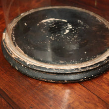 Load image into Gallery viewer, x SOLD Antique Glass Dome and Wooden Base, Statue, Religious, Clock Cover, Taxidermy Dome. B 12094