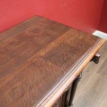 Load image into Gallery viewer, Antique French Oak Cabinet – Elegant Two Door, Two Drawer with Key. B12616