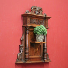 Load image into Gallery viewer, x SOLD Antique French Statue Holder or Water Font Shelf, Home Worship Wall Plaque. B12199