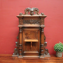 Load image into Gallery viewer, x SOLD Antique French Statue Holder or Water Font Shelf, Home Worship Wall Plaque. B12199